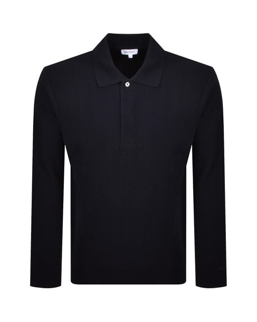 Norse Projects Blue Ruben Double Face Polo for men