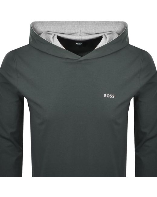 BOSS BUSINESS Gray Boss Mix And Match Hooded Tracksuit for men
