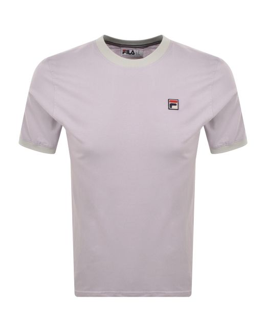 Fila Purple Fila Marconi Ringer T Shirt Misty for men