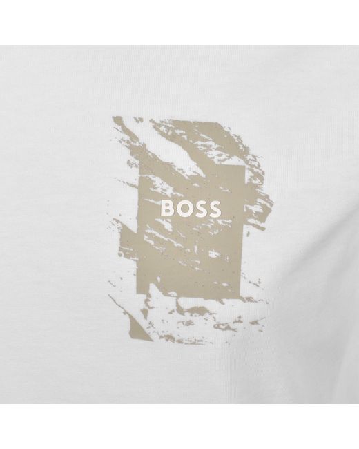 Boss White Boss Te Sculpture T Shirt for men