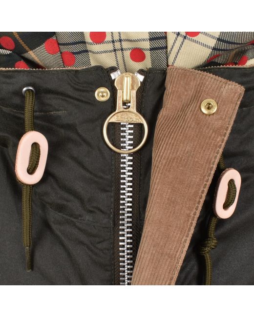 Barbour Black X Paul Smith Durham Wax Jacket for men