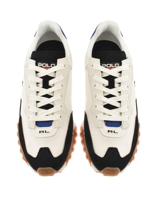 Ralph Lauren White Eldridge Trainers for men