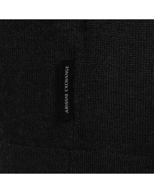ARMANI EXCHANGE Gray Knit Jumper for men