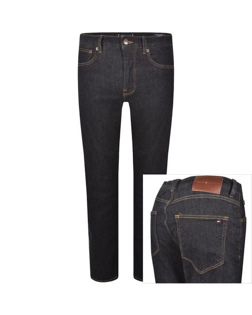 Tommy Hilfiger Blue Denton Straight Fit Jeans for men