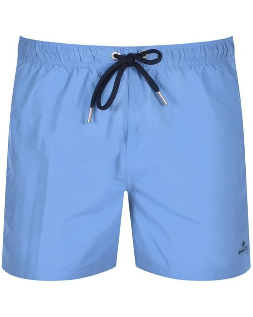 GANT Synthetic Basic Swim Shorts in Blue for Men | Lyst