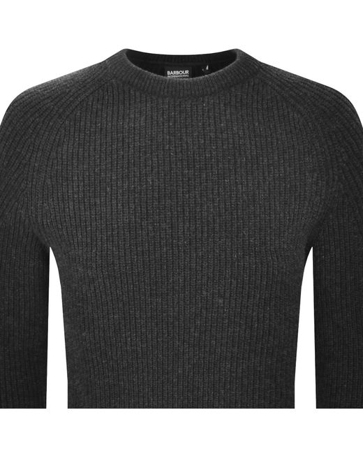 Barbour Black Chester Jumper for men