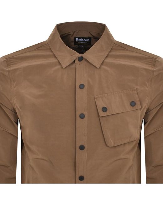 Barbour Brown Control Overshirt for men