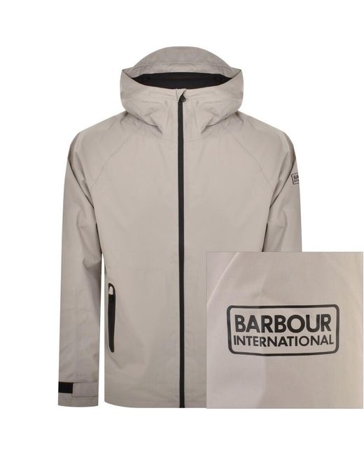 Barbour Gray Global Jacket for men