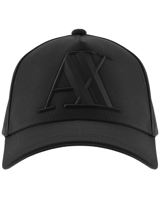 Armani Exchange Black Logo Cap for men