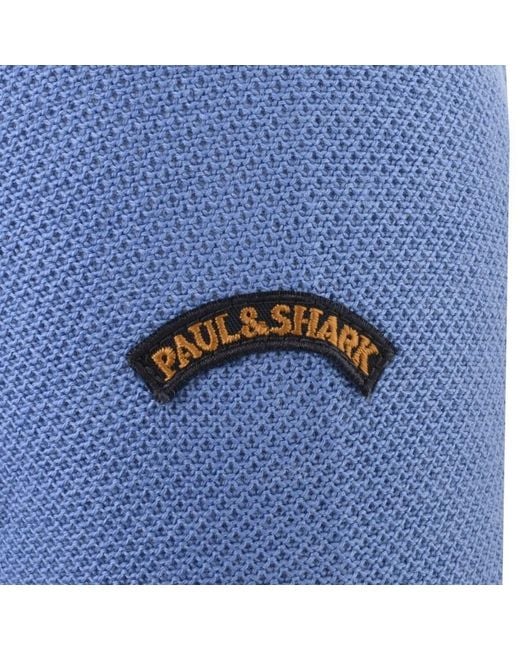 Paul & Shark Blue Paul And Shark Roundneck Knit Jumper for men