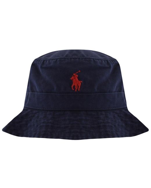 Ralph Lauren Blue Loft Bucket Hat for men