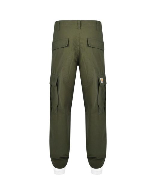 Carhartt Green Cargo Trousers for men