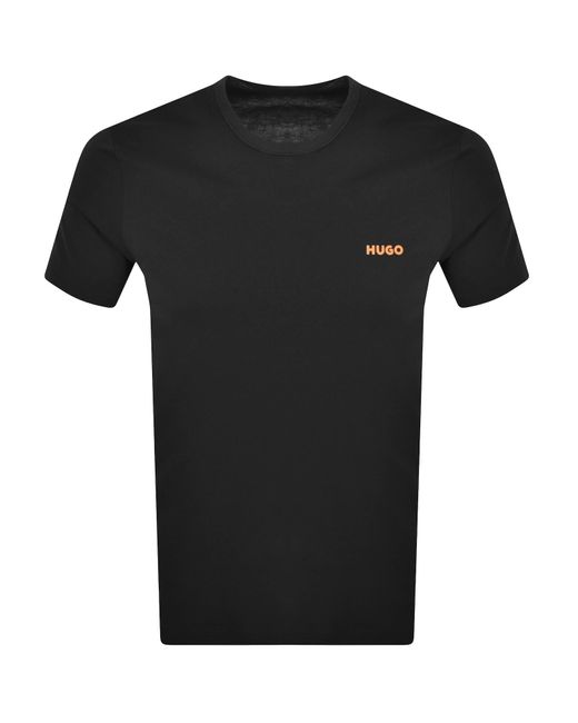 HUGO Black 3 Pack Crew Neck T Shirt for men