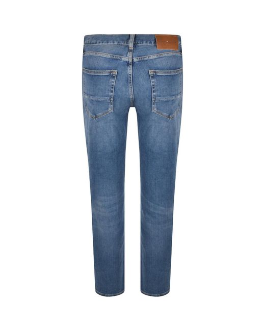 Tommy Hilfiger Blue Denton Straight Fit Jeans for men