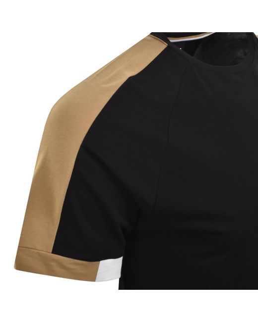 BOSS BUSINESS Black Boss Balance T Shirt And Short Set for men