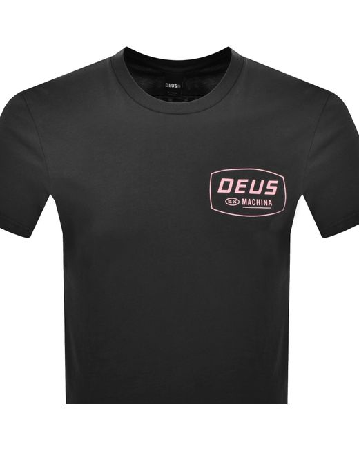 Deus Ex Machina Black Expo T Shirt for men