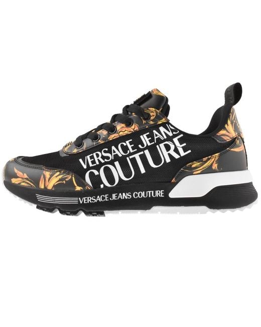 Versace Jeans Couture Couture Fondo Dynamic Trainers in Black for Men |