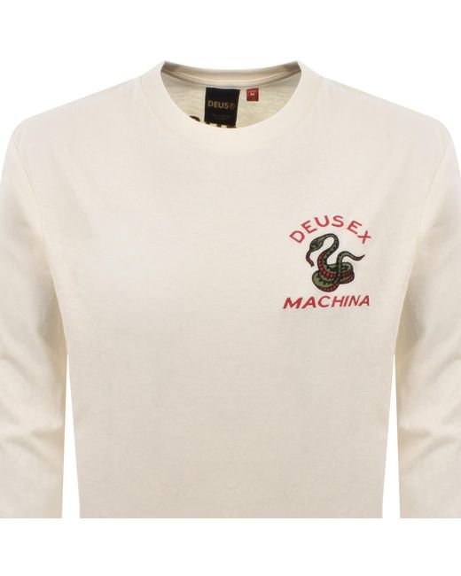Deus Ex Machina White Danger Noodle T Shirt for men