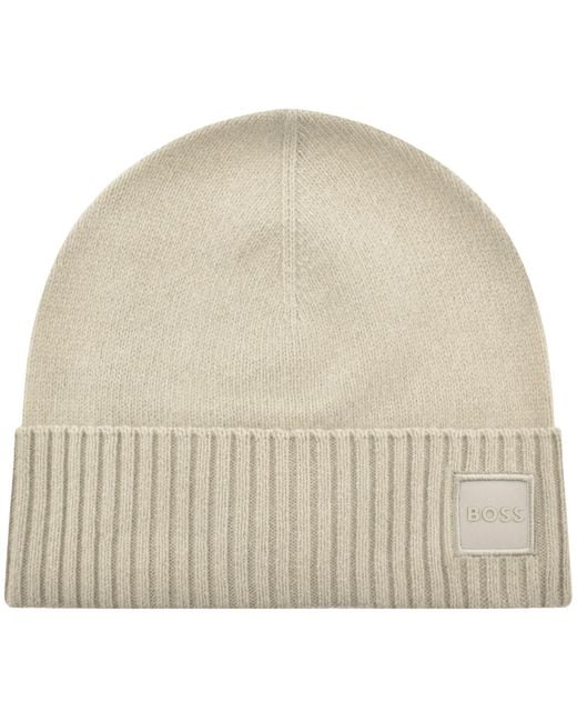 Boss Natural Boss Akaio Wool Blend Beanie for men