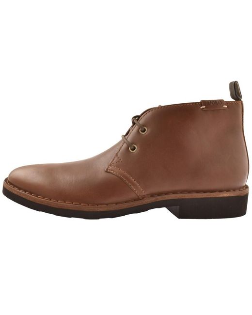 Ralph Lauren Brown Chukka Boots for men