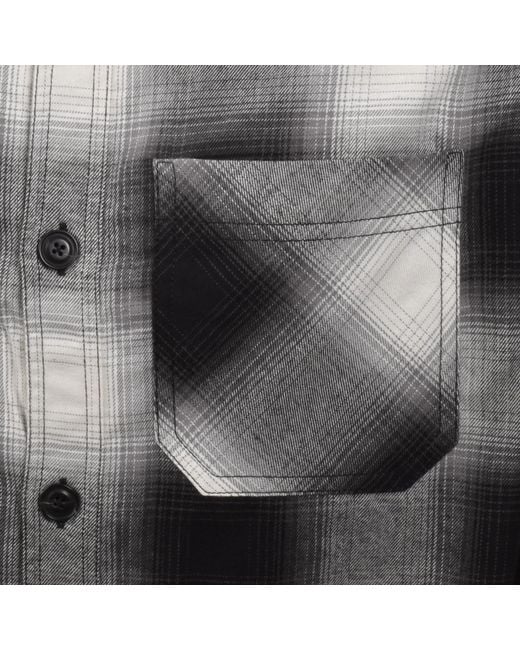HUGO Gray Erato Long Sleeve Shirt for men