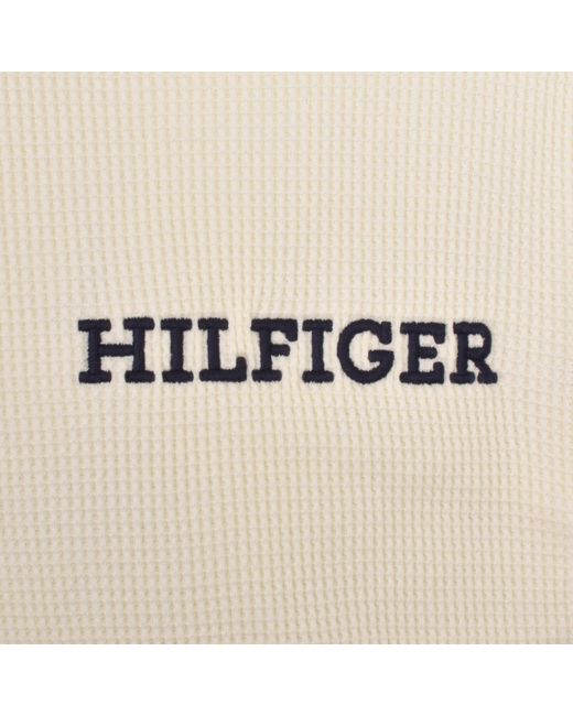 Tommy Hilfiger White Logo T Shirt for men