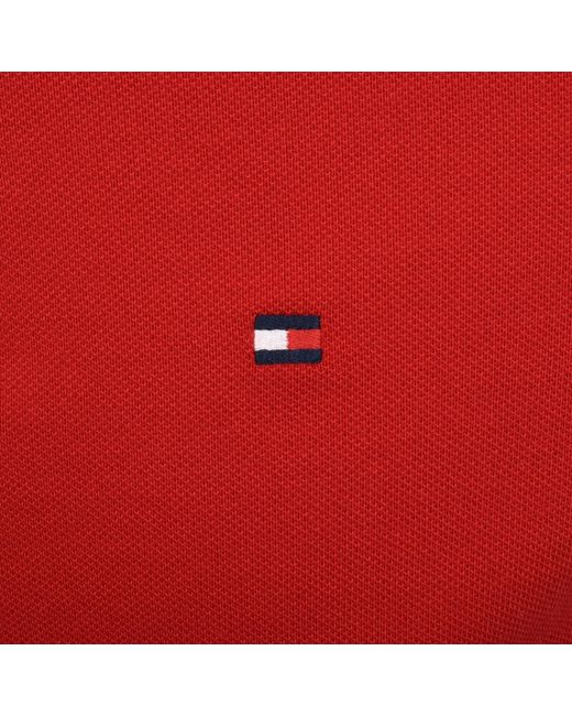 Tommy Hilfiger Red Short Sleeved Polo for men