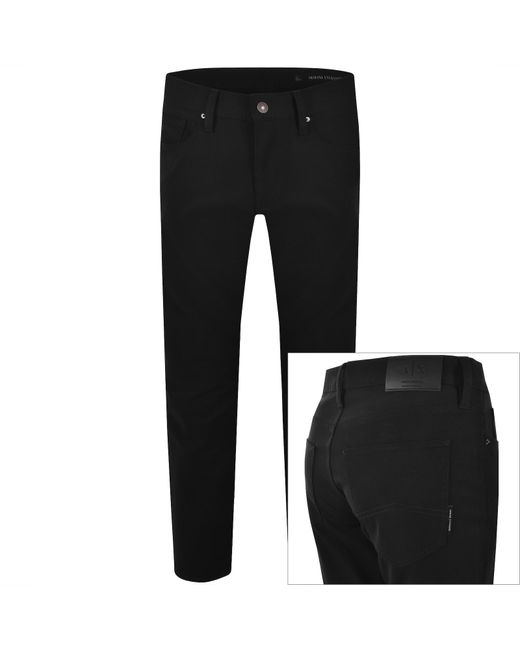 ARMANI EXCHANGE Black J14 Slim Fit Jeans for men