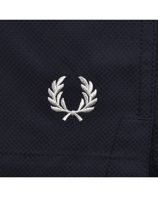 Fred Perry Blue Swim Shorts for men