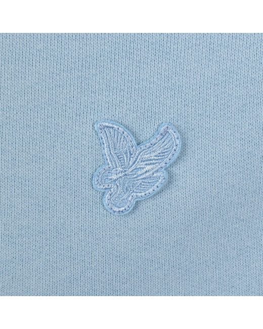 Lyle & Scott Blue Pullover Hoodie for men