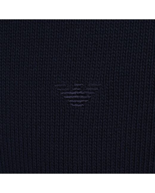 Armani Blue Emporio Knit Jumper for men