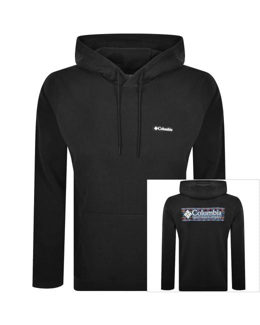 Columbia Black Meridian Creek Hoodie for men
