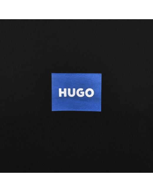 HUGO Black Nayohood Hoodie for men