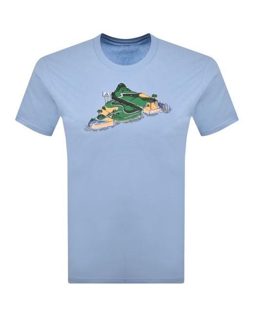 Adidas Blue Novelty Mini T Shirt for men
