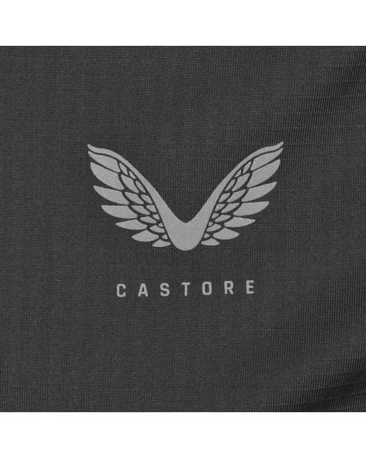 Castore Black Lightweight Quarter Zip T Shirt for men