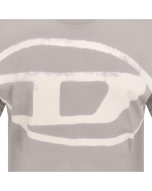DIESEL Gray T Boxt T Shirt for men