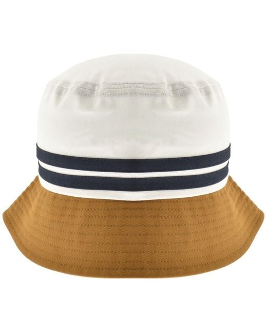 Sergio Tacchini White Logo Bucket Hat for men