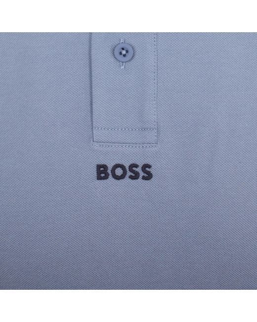 Boss Blue Boss Pre Gradient Polo T Shirt for men