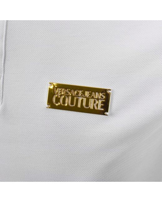 Versace Jeans White Couture Polo T Shirt for men