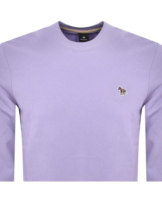 Paul Smith Purple Regular Fit Sweatshirt for men