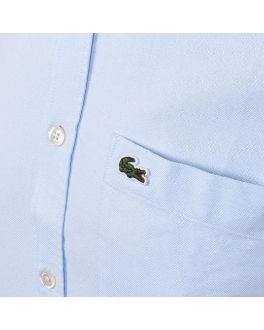 Lacoste Blue Short Sleeved Shirt for men