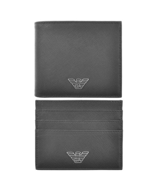 Armani Gray Emporio Wallet Gift Set for men