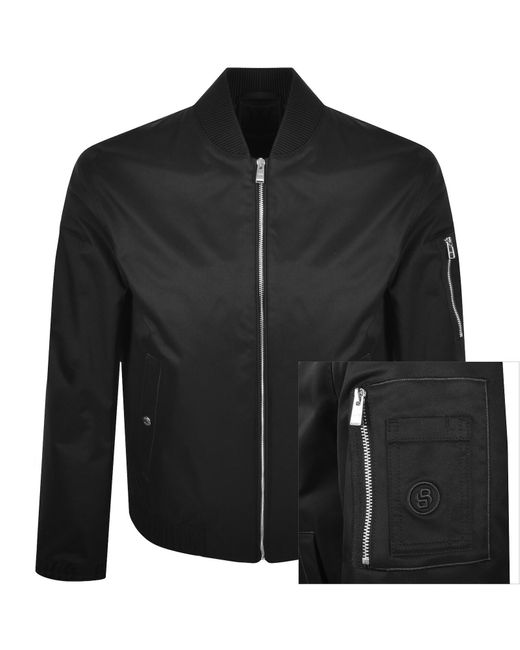 BOSS BUSINESS Black Boss H Comber Jacket for men