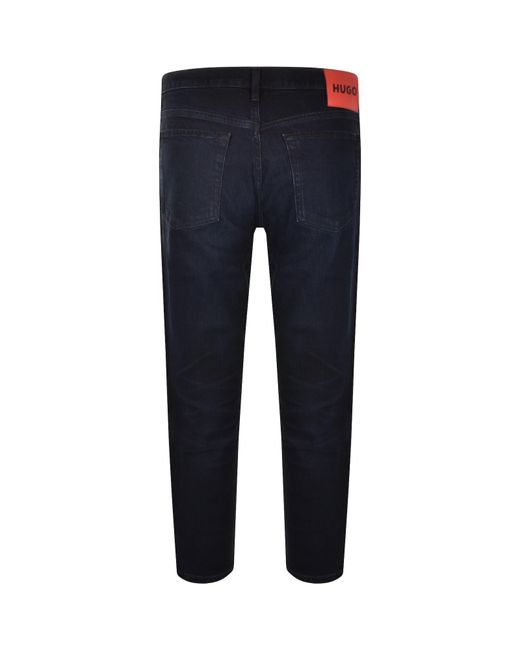 HUGO Blue 634 Tapered Fit Jeans Dark Wash for men