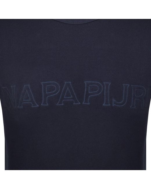 Napapijri Blue Ambra Knit Jumper Marine for men