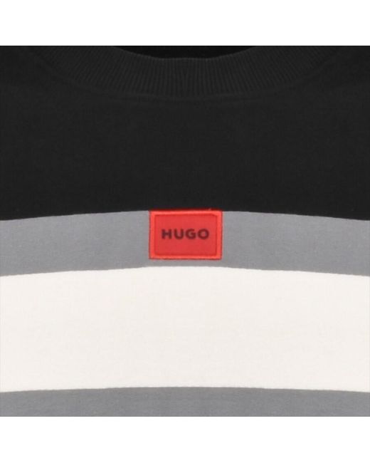 HUGO Black Diragol Sweatshirt for men