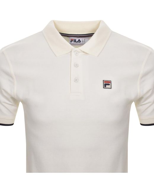 Fila Gray Tipped Rib Basic Polo T Shirt for men