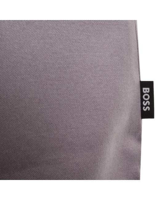 BOSS BUSINESS Purple Boss Parlay Polo T Shirt for men