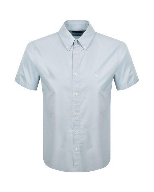 Belstaff Blue Street Short Sleeved Shirt Sky for men