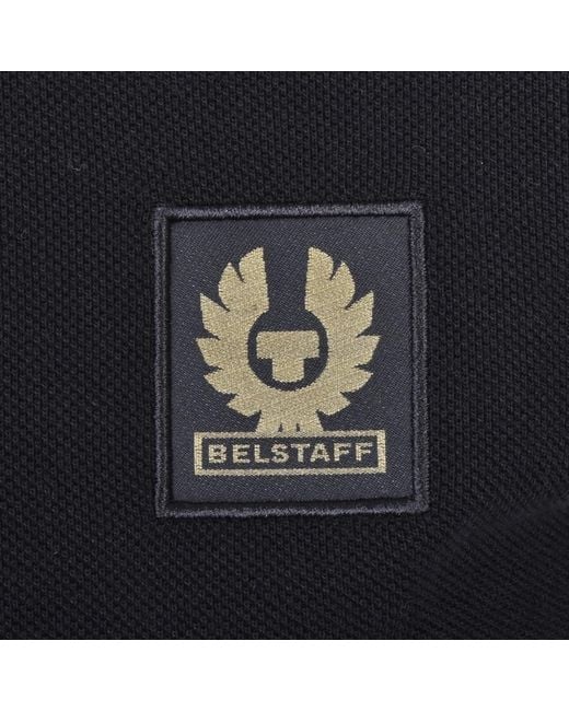 Belstaff Black Logo Polo T Shirt for men
